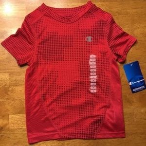 NWT Champion Authentic Kid's Red Shirt - Size: 4